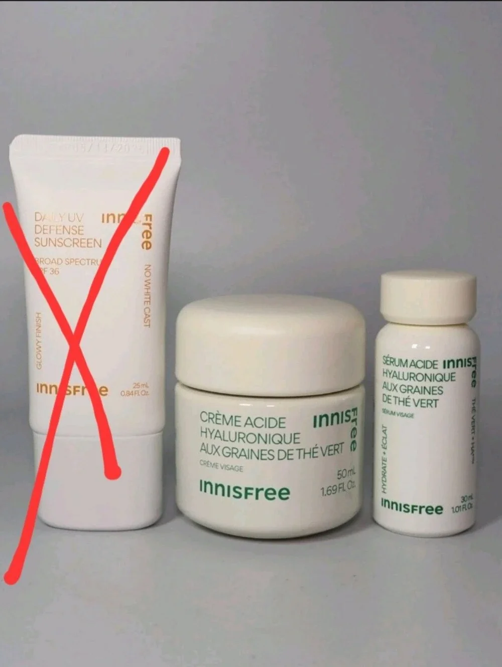 InnisFree Hydrate + Protect Facial Serum And Facial Cream *SEE PHOTOS FOR EXPR